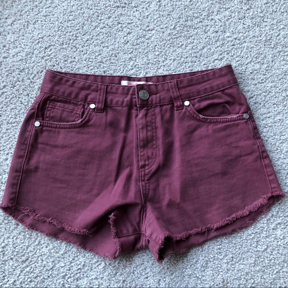 Maroon shorts